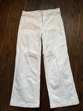 Vineyard Vines White Wide Leg Jeans